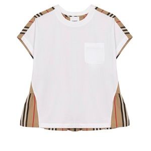 Burberry Icon Stripe Panel T-Shirt